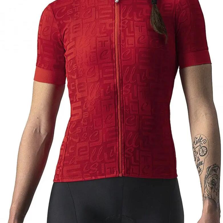 Castelli Promessa Jacquard Red Jersey