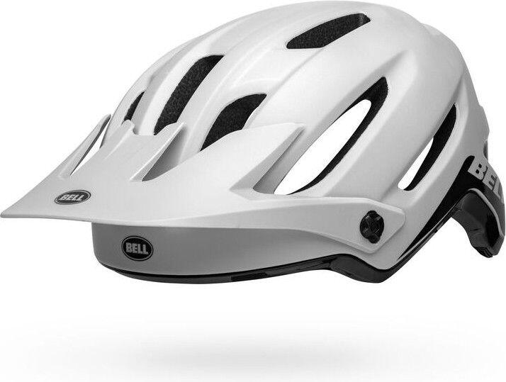 Capacete All Mountain Bell 4forty Branco / Preto Mate Gloss 2021 3/4