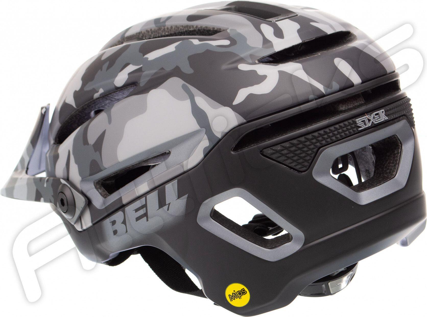 Bell Sixer MIPS Helmet Grey Camo 2021 6/7