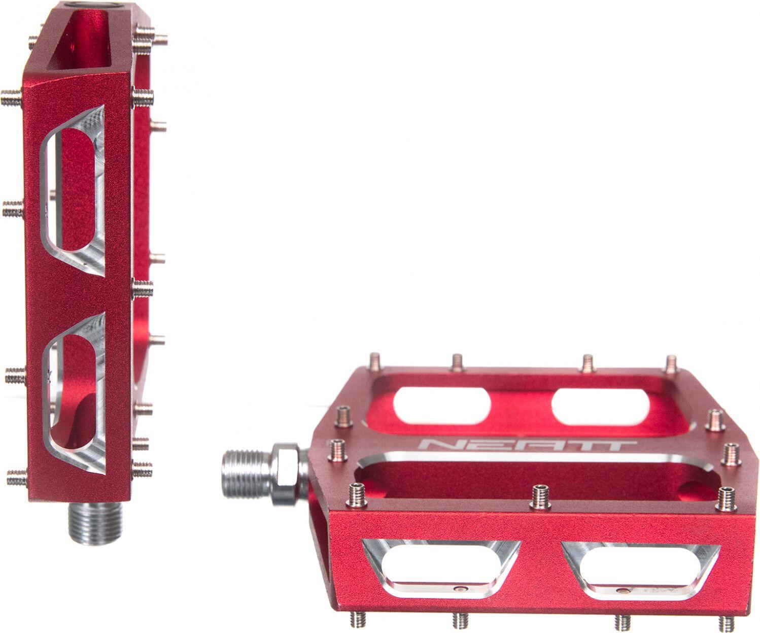 Par de Pedales Planos Neatt Attack V2 XL 11 Pines Rojo 3/3