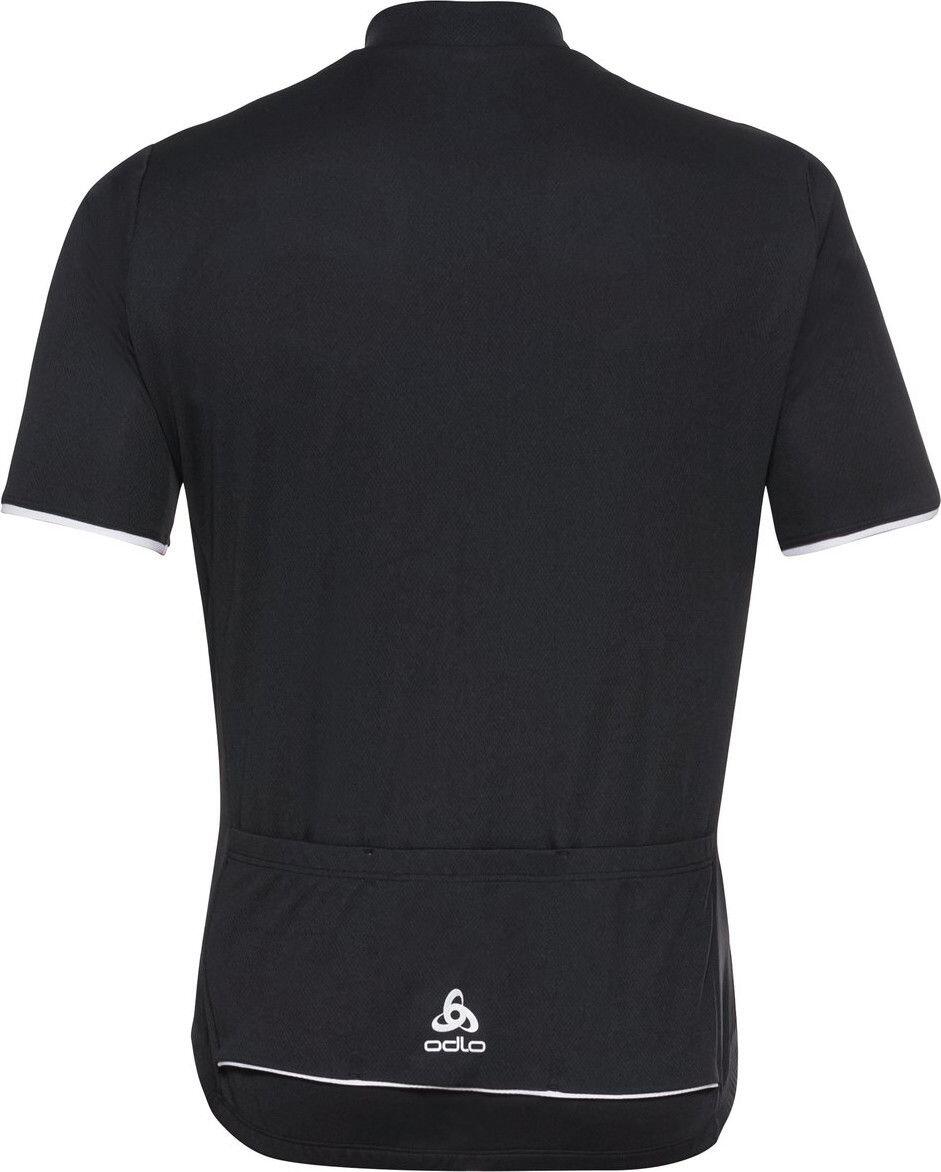 Maglia Odlo Essential manica corta 1/2 zip nera 2/4