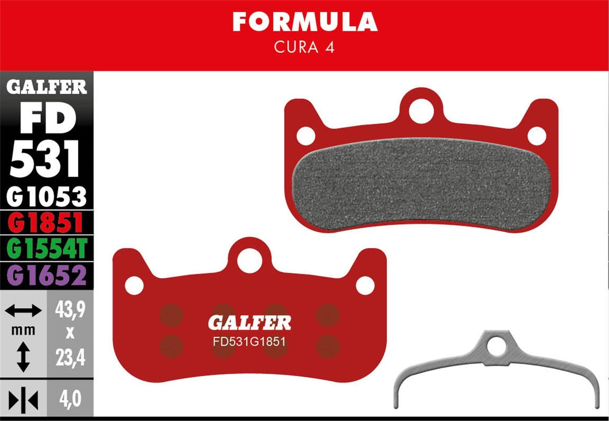 GALFER Disc Advanced klocki półmetaliczne do Formula. 2/3