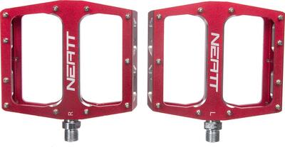 Neatt attack v2 xl flat pedals 11 pins red