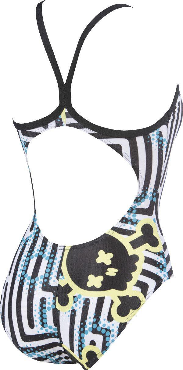 Maillot de Bain Une-Pièce Femme Arena Crazy Labyrinth Light Drop Back Multi-Coul 2/2
