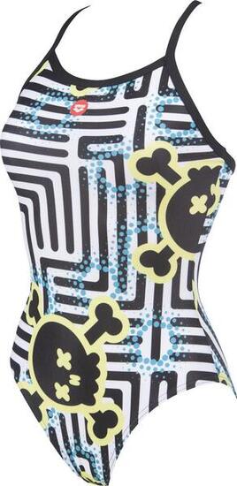 Arena Crazy Labyrinth Light Drop Back Multi-Color One-Piece Swimsuit for Women