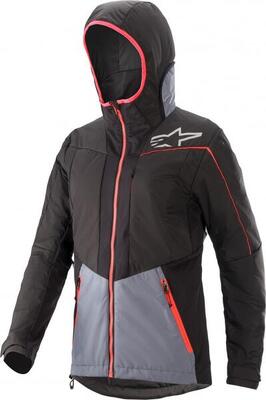 Alpinestars women's jacket stella denali 2 gray / black / coral fluo