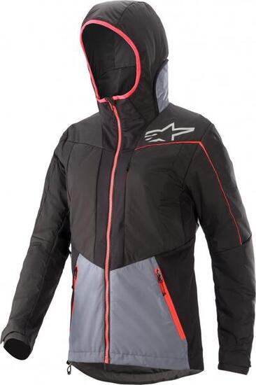Veste Alpinestars Femme Stella Denali 2 Gris / Noir / Corail Fluo