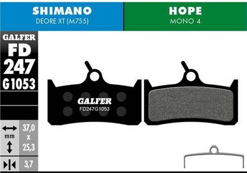 Plaquette de frein Galfer Bike Shimano XT 755, Grimeca 2/2