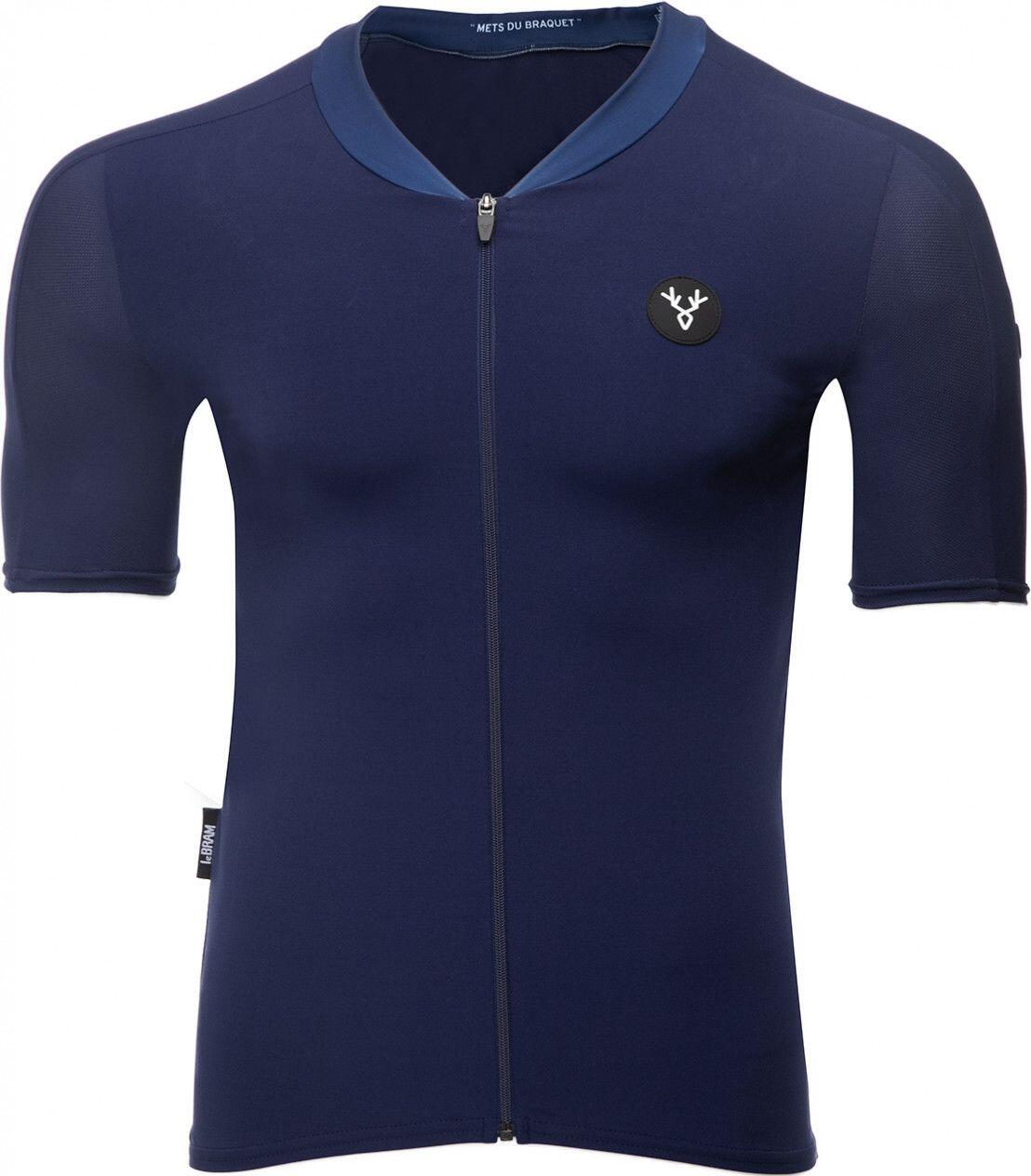 Maillot Manches Courtes LeBram Allos Bleu Coupe Aero 2/6