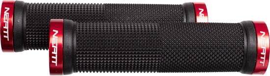 NEATT Paire de Grips RACE Noir Rouge