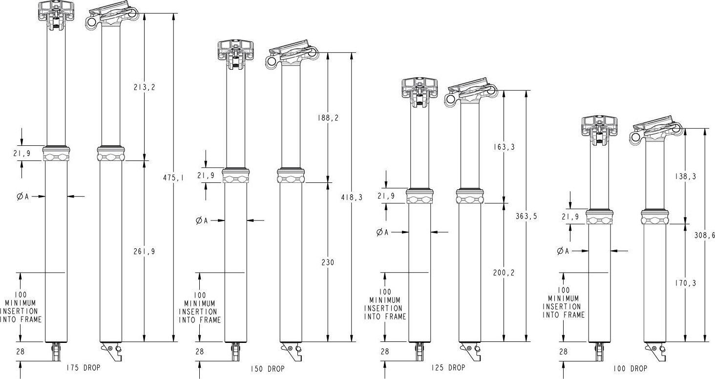 Telescopische zadelpen-Fox Racing Shox--30.9 x 519.5 x 200 4/5