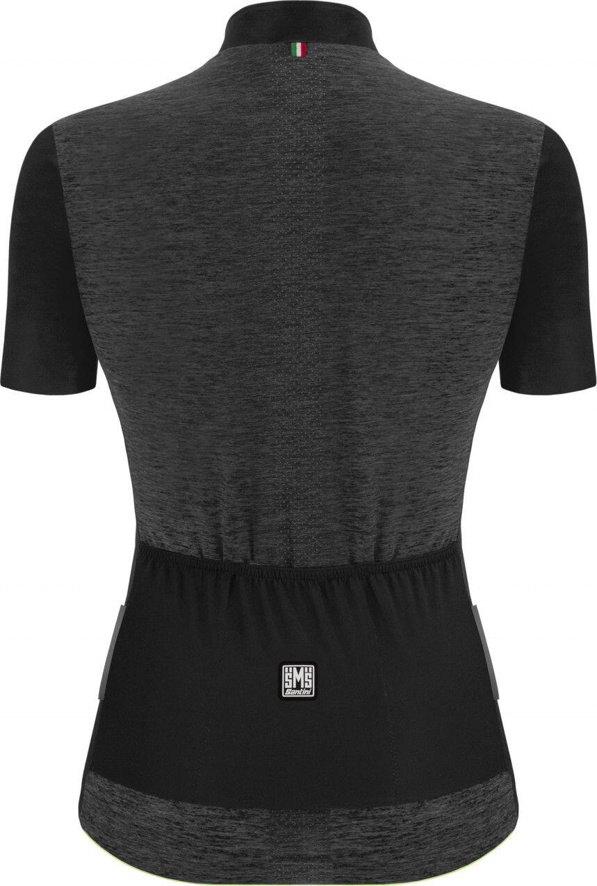 Maillot Manches Courtes Femme Santini Colore Puro Noir 3/3