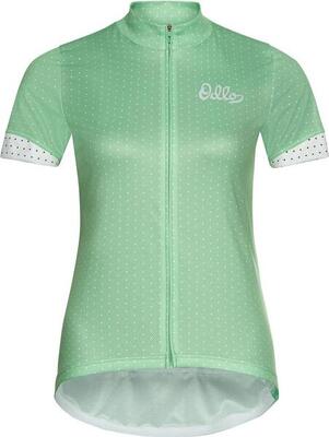 Odlo essential print damesjersey met korte mouwen groen