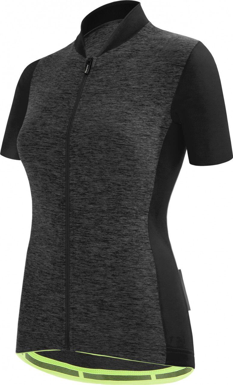 Maillot Manches Courtes Femme Santini Colore Puro Noir 2/3