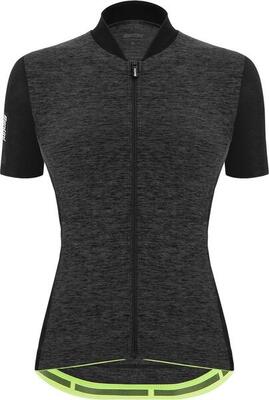Santini colore puro womens short sleeve jersey zwart