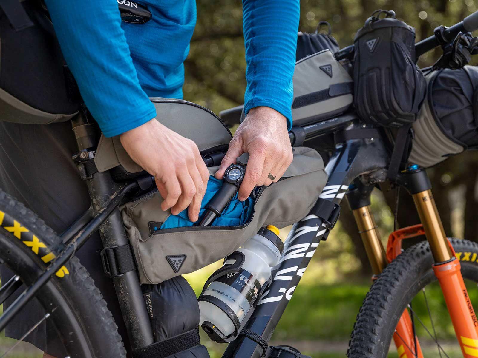 Topeak MidLoader 6 L Frame Bag Green 4/7