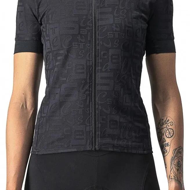 Castelli Promessa Jacquard Jersey Black