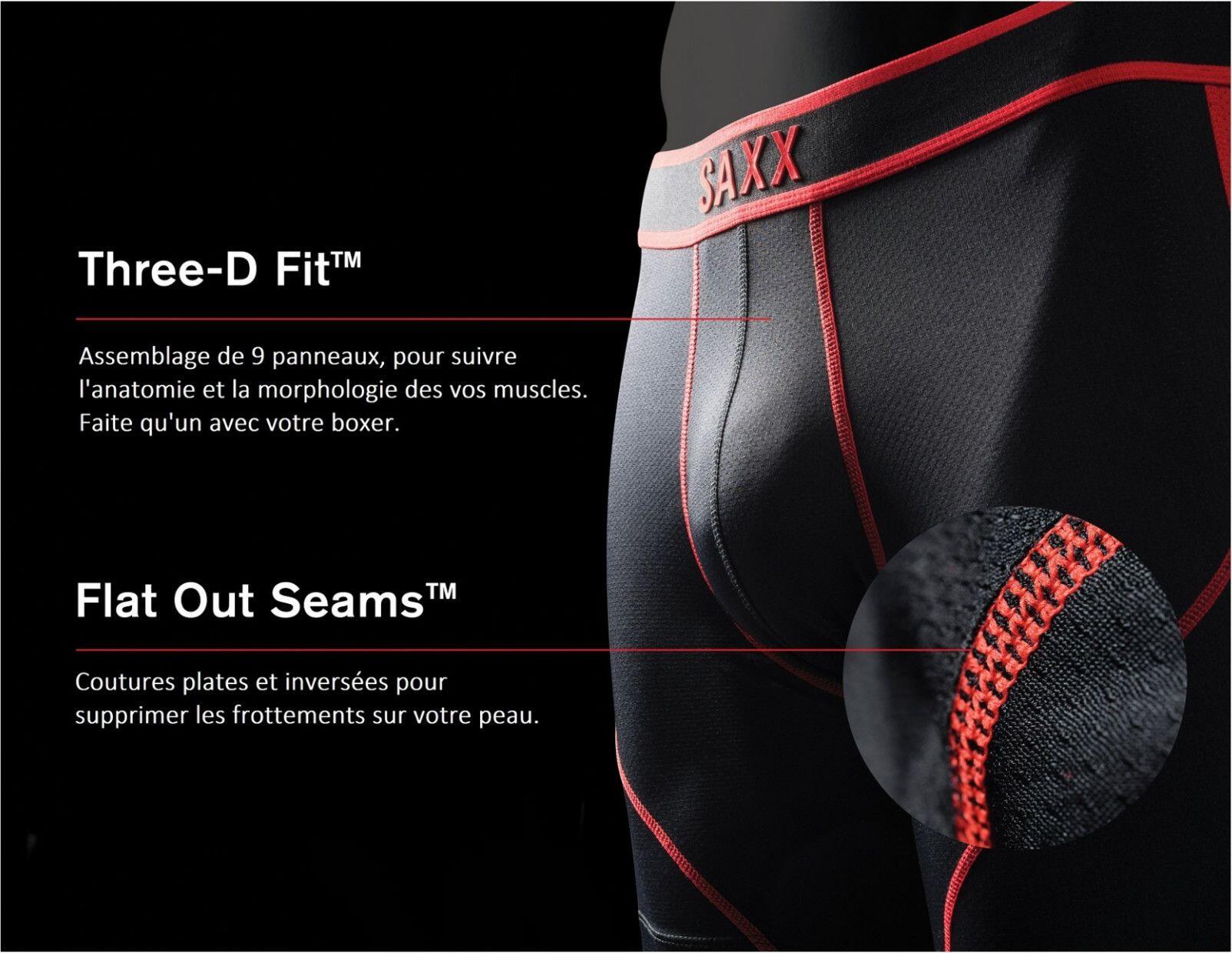 Boxer Saxx Hot Shot Azul 3/4