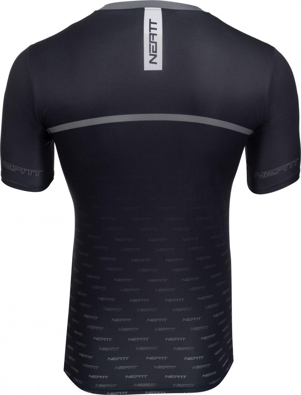 Camiseta MTB Neatt manga corta, negra, XL 3/4