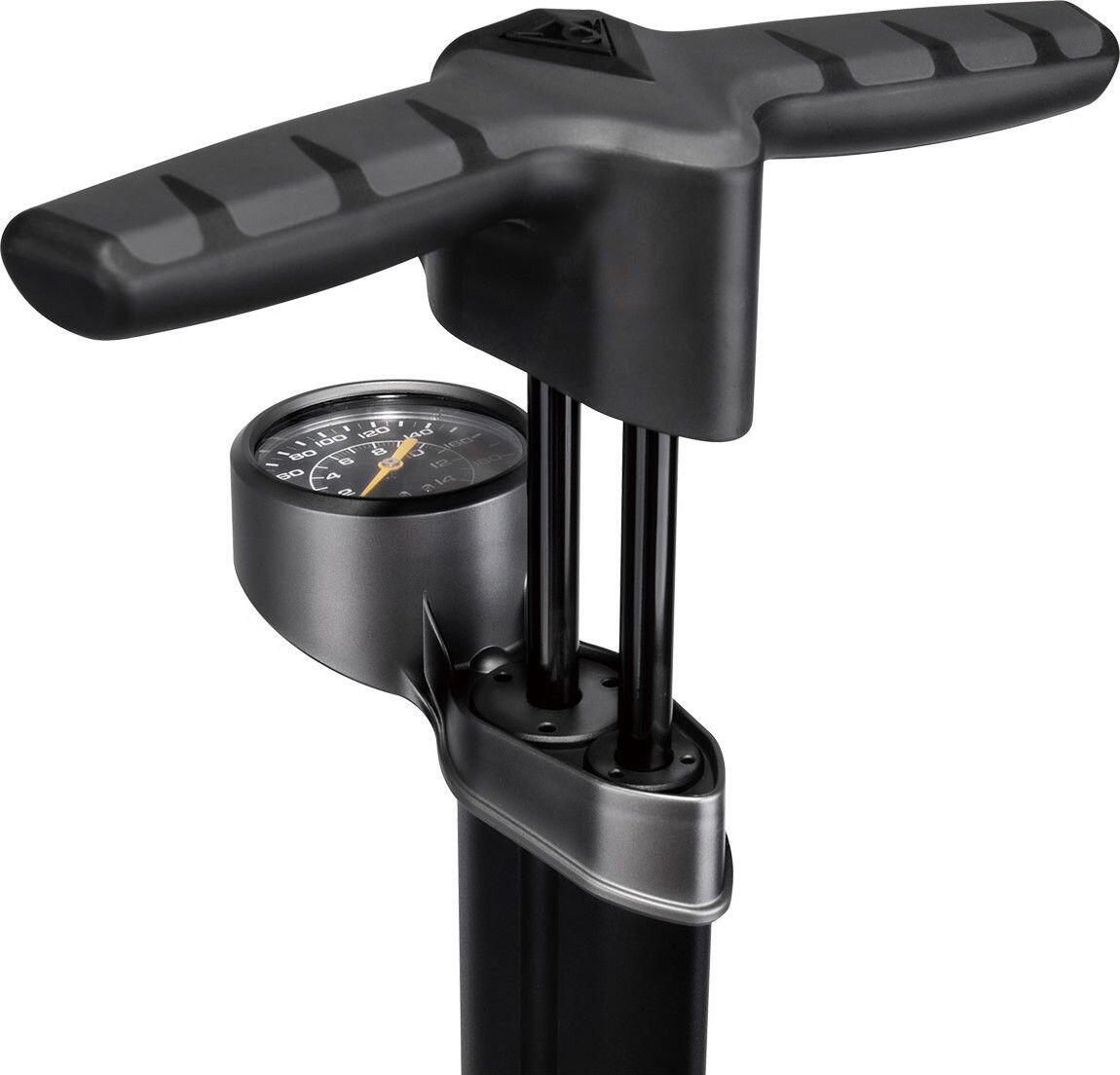 Topeak Joe Blow Twin Turbo (Max 200 psi / 14 bar) Vloerpomp Zwart 3/7