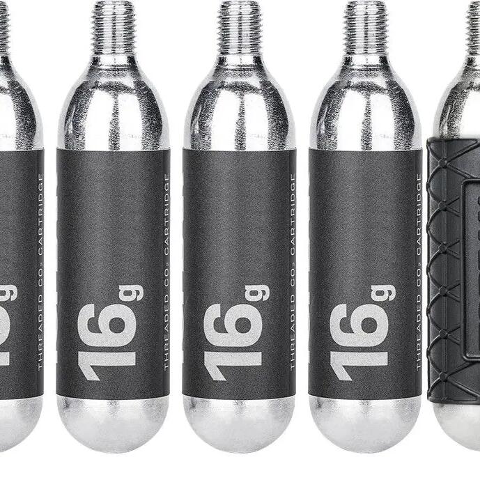 Topeak CO2 16G Threaded Cartridge with Sleeve 5Pcs