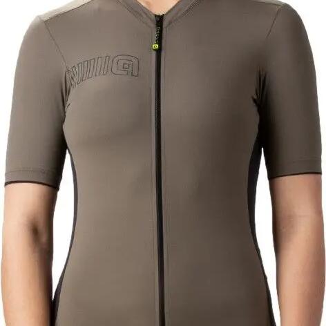 Alé Color Block Women's Short Sleeve Jersey Olive Green