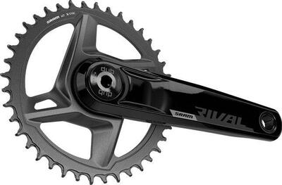 Sram rival d1 dub wide 40 tanden 1x12v crankset (zonder doos) zwart