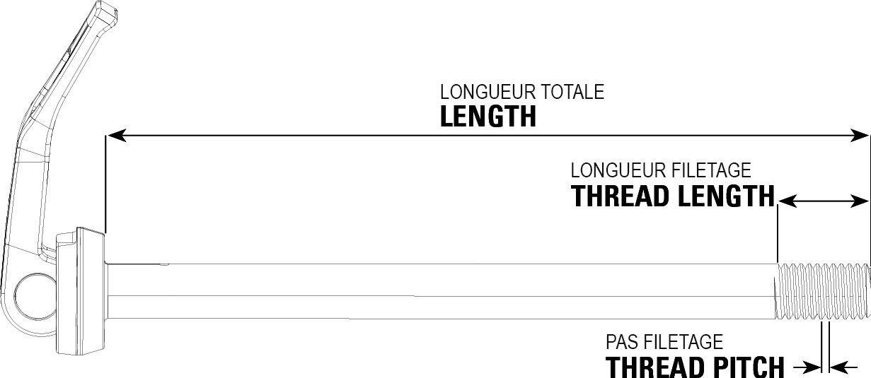 Axe Traversant Arrière Shimano XTR AX-MT700 12x142 mm 2/3