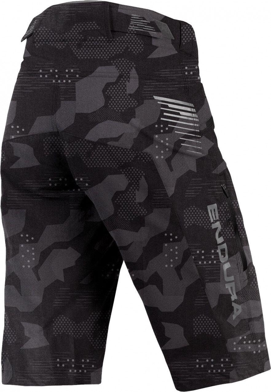 Pantaloncini Endura SingleTrack II da donna neri Camo 2/4