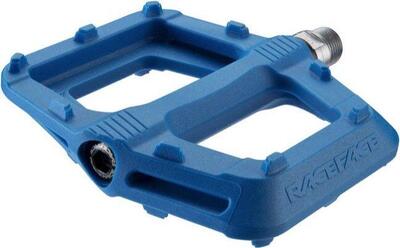 Paar race face ride pedalen blauw
