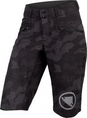 Endura singletrack ii women's short black camo