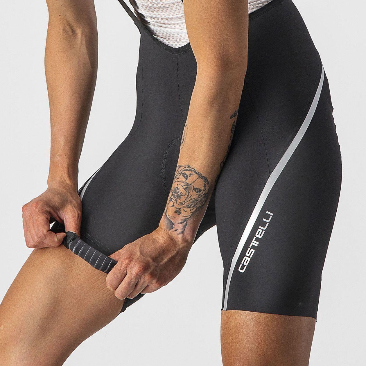 Castelli Velocissima 3 Bib Shorts Zwart / Grijs 3/7