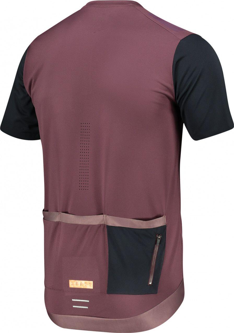 Maillot Manches Courtes VTT Trail 3.0 Malbec 2/3