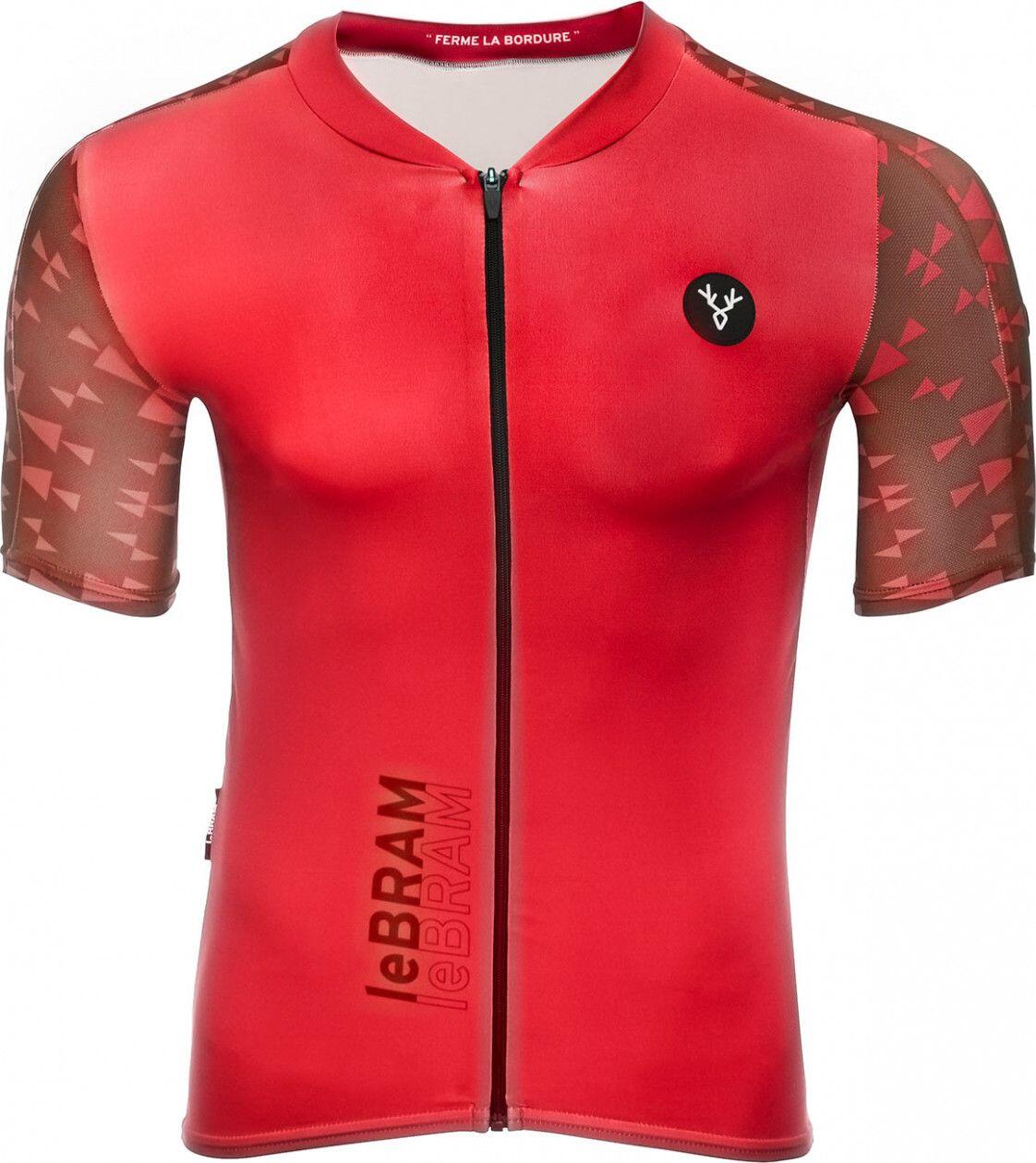 Maillot Manches Courtes LeBram Loze Rouge Coupe Aero 2/7