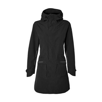 Basil mosse bicycle rain parka women black