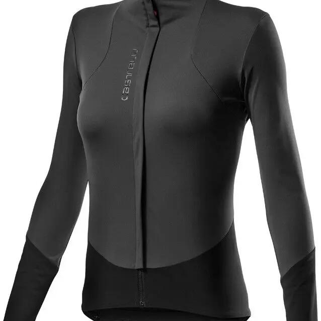 Castelli Beta RoS Women's Jacket Dark Gray / Black