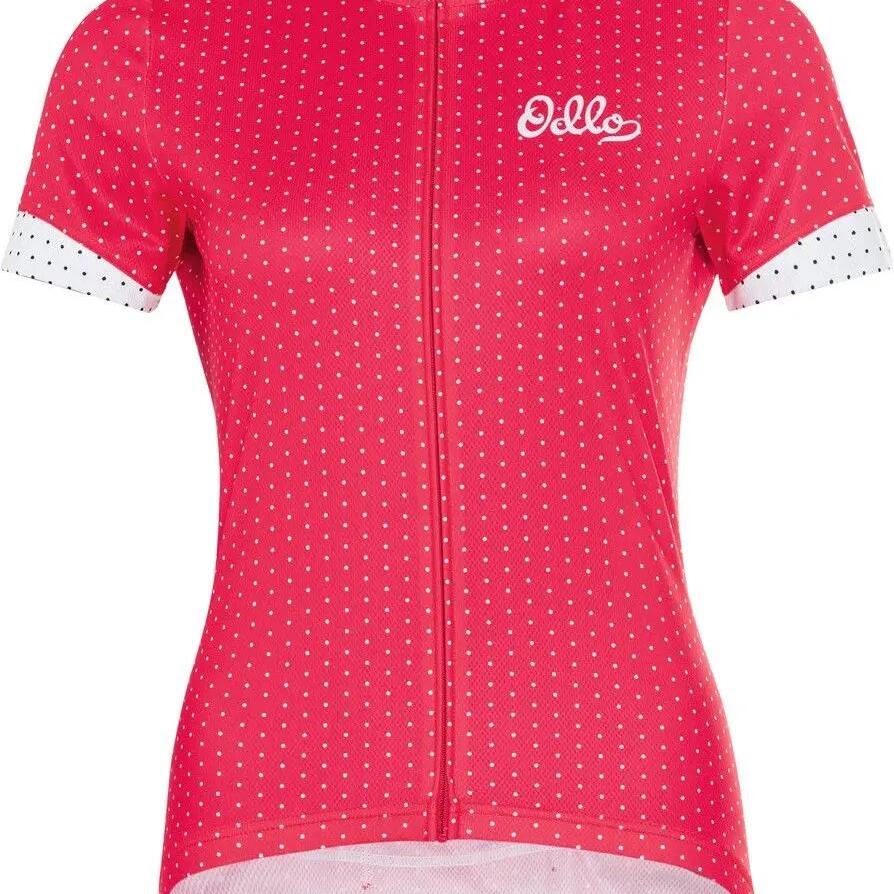 Odlo Women's Essential Print Short Sleeve Jersey Pink