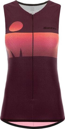Maillot Tri Sans Manches Santini X Ironman Audax Aero Femme