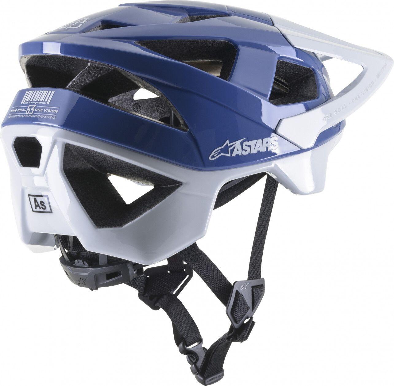 Casque Alpinestars Vector Pro A1 Bleu / Gris 2/2