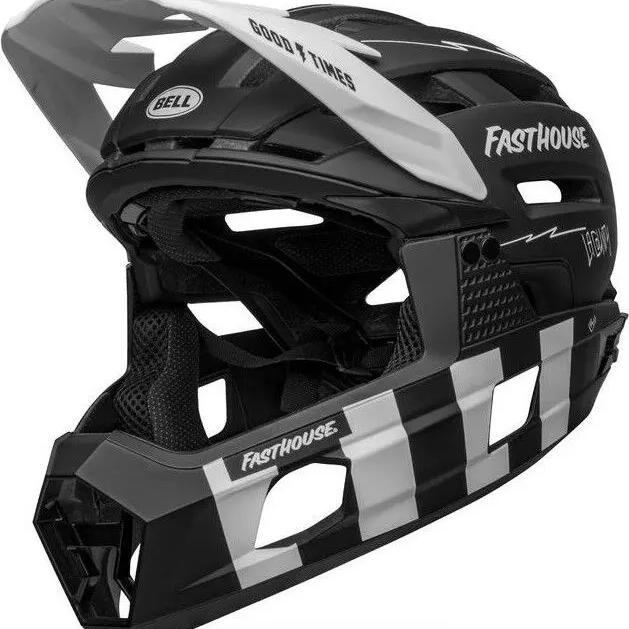 Bell Super Air R Mips Full Face Helmet Black / White 2021