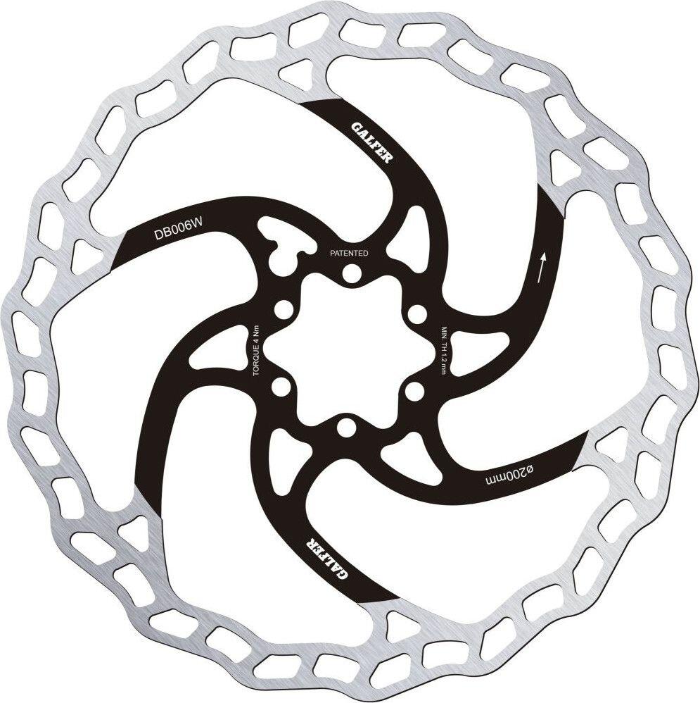 Disco freno Galfer Fixed Disc Wave MTB a 6 fori 160 mm 3/4