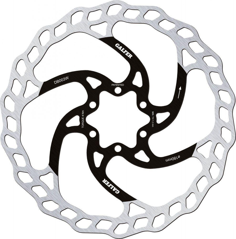 Disco freno Galfer Fixed Disc Wave MTB a 6 fori 160 mm 2/4