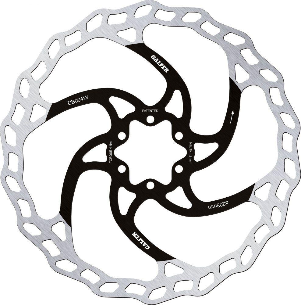 Disco freno Galfer Fixed Disc Wave MTB a 6 fori 160 mm 4/4