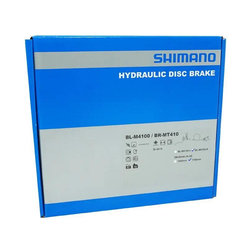 Freins à disque VTT hydraulique arrière système double Shimano Deore M4100 2/3