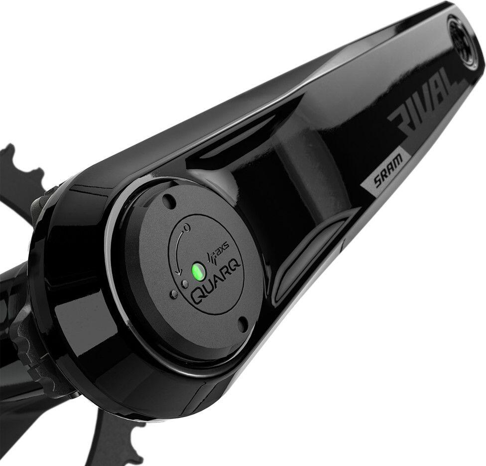 Sram Rival AXS DUB Wide 46 Tanden 1x12V Vermogensmeter Quarq Crankset (zonder do 3/3