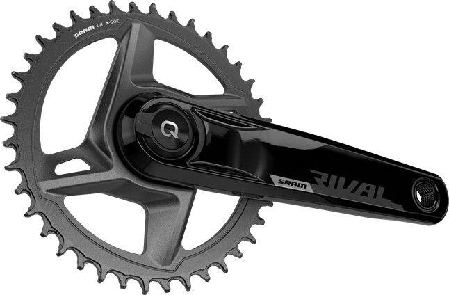 Sram Rival AXS DUB Wide 46 Tanden 1x12V Vermogensmeter Quarq Crankset (zonder do 2/3
