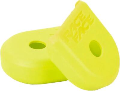 Race face alu crankarms protections boot pedal yellow