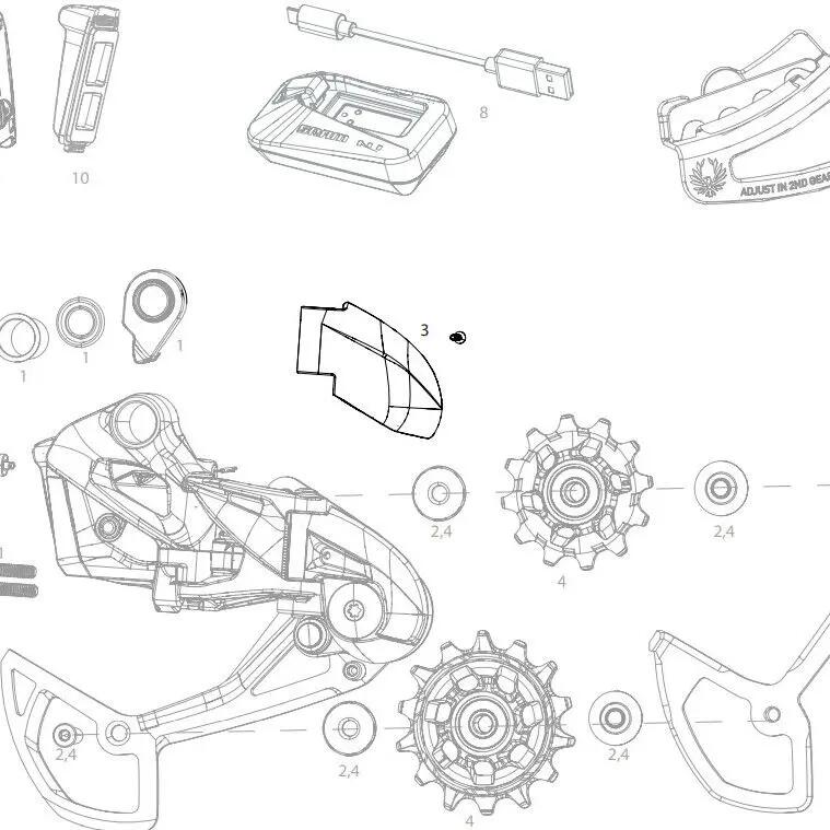 Sram GX Eagle AXS Rear Derailleur Cover Kit