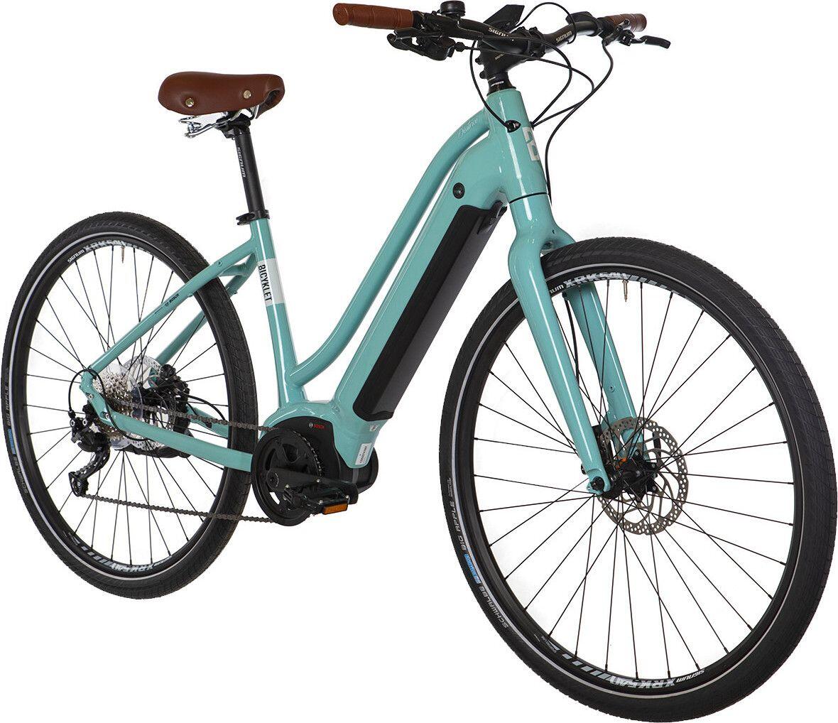 Vélo Fitness Électrique Bicyklet Béatrice Shimano Altus 9V 500 Wh 700 mm Bleu 2/7