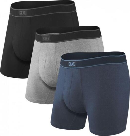 Saxx Daytripper 3-Pack Black Grey Blue